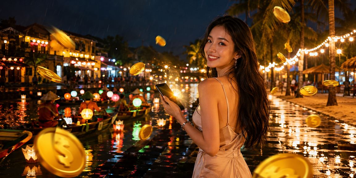 Người dùng tại Hội An xem điều khoản sử dụng mt5 trên thiết bị di động